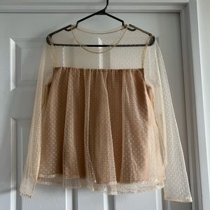 Sheer blouse